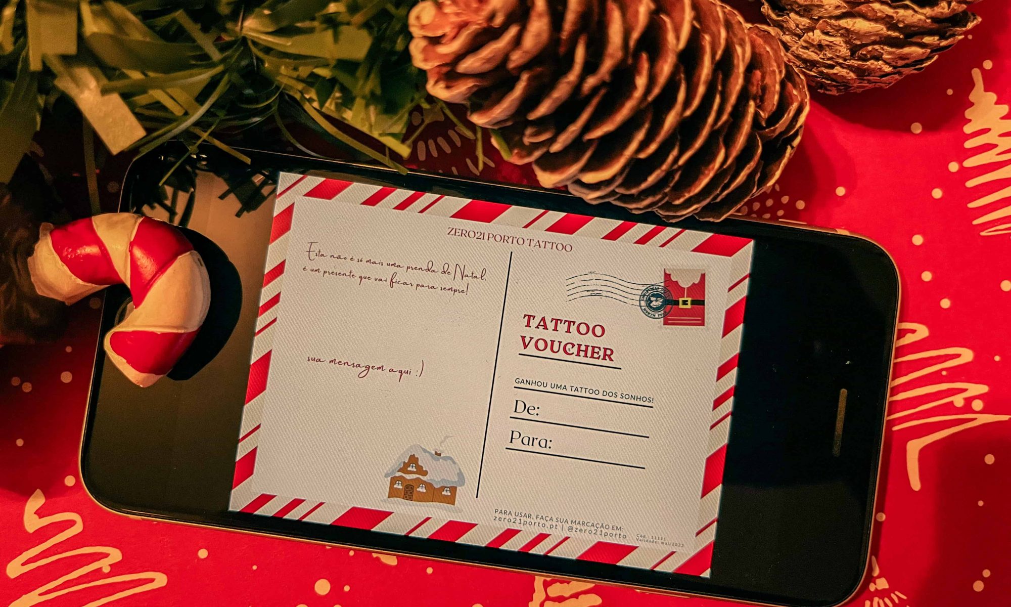 tattoo voucher de Natal