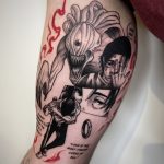 tatuagem anime geek